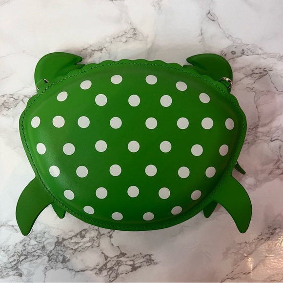 Kate Spade Shelly Green & Red Crabs Crossbody with Coin Purse, limited edition - Picture 8 of 9
